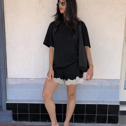 KL0684-P BLACK SIENNA TEE