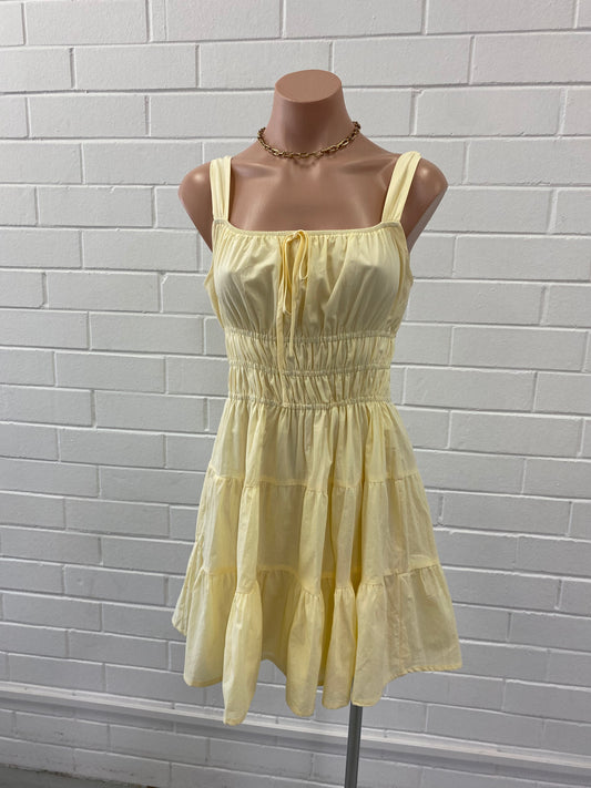 127702-1 BUTTER MINI DRESS