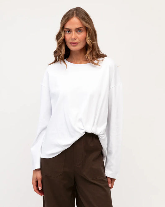 LOL22781 LONG SLEEVE EASY TUCK TEE