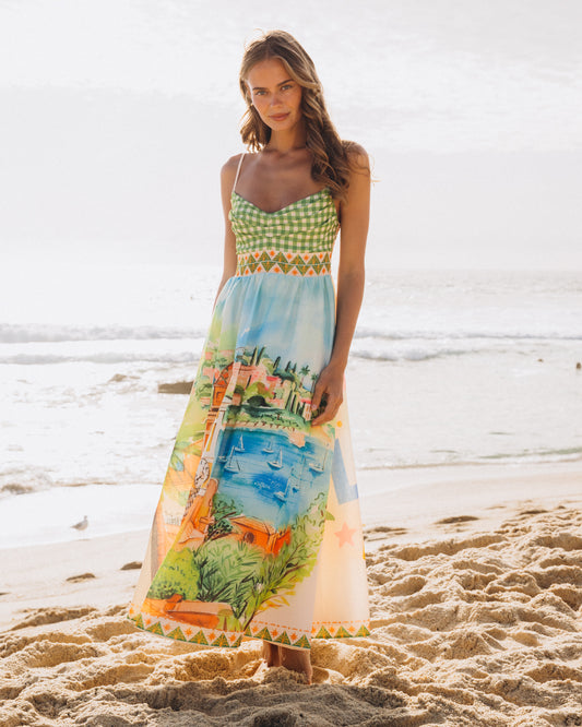 LOL70865 JOY EDIT SUMMER MAXI DRESS