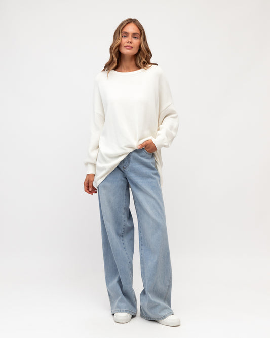 LOL71252 OVERSIZED TUCK FRONT KNIT
