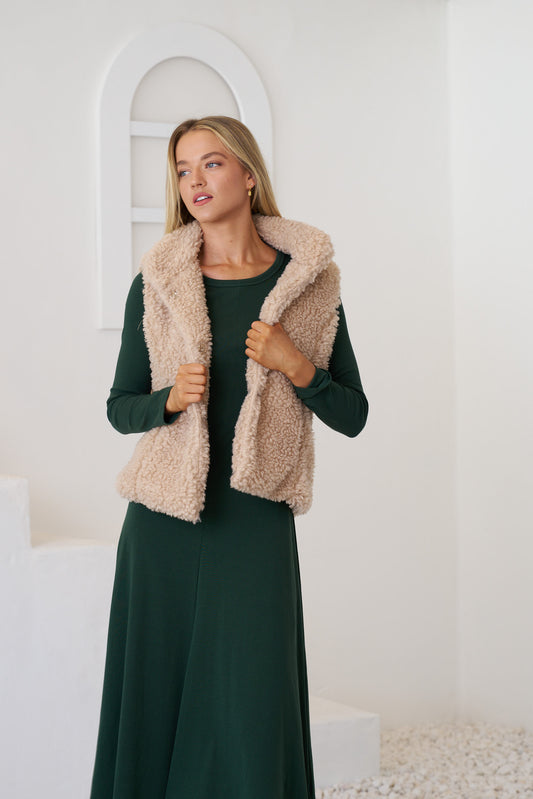 SEW010101 BEIGE BAILEY VEST