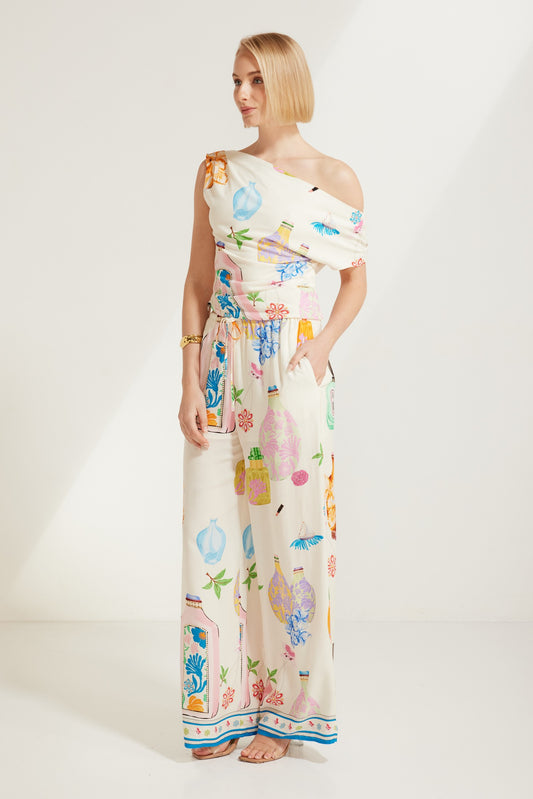 TW4902A CREAM PERFUME DREAMS OFF SHOULDER TOP