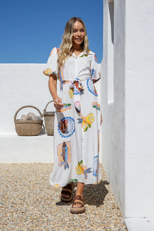 KL0490-V SARDINIA SHIRT DRESS